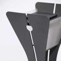 LED-Solarleuchte Osmoz Aus Aluminium, 110 Cm, Grau -Beleuchtungs Geschäft 6112068 2