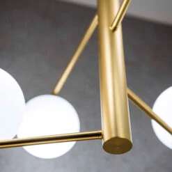 Hängeleuchte Tin Tin Sechsflammig Gold Satiniert 8 Hängeleuchte Tin Tin Sechsflammig Gold Satiniert -Beleuchtungs Geschäft 6504509 2