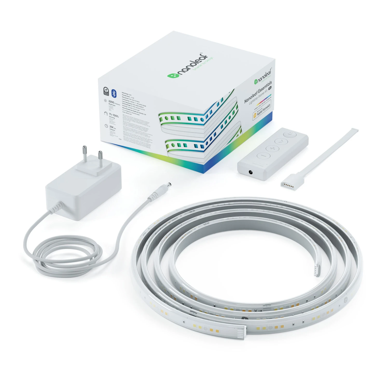 Nanoleaf Essentials LED Light Strip Starter Kit 2m 3 Nanoleaf Essentials LED Light Strip Starter Kit 2m