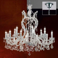 Excellenter Kronleuchter LILIANA 18 -flammig -Beleuchtungs Geschäft 7253342 1