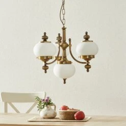 Hängeleuchte Delia In Altmessing, 4-flammig -Beleuchtungs Geschäft 7254024 1