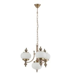 Hängeleuchte Delia In Altmessing, 4-flammig -Beleuchtungs Geschäft 7254024 2