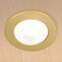 LED-Möbeleinbaustrahler Artist 3er-Set Messing -Beleuchtungs Geschäft 7255766 1