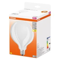 OSRAM LED-Globelampe E27 G125 17W 2.700K Opal -Beleuchtungs Geschäft 7262753 1
