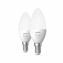 Philips Hue White 5,5W E14 LED-Kerzenlampe 2er-Set -Beleuchtungs Geschäft 7534161 2