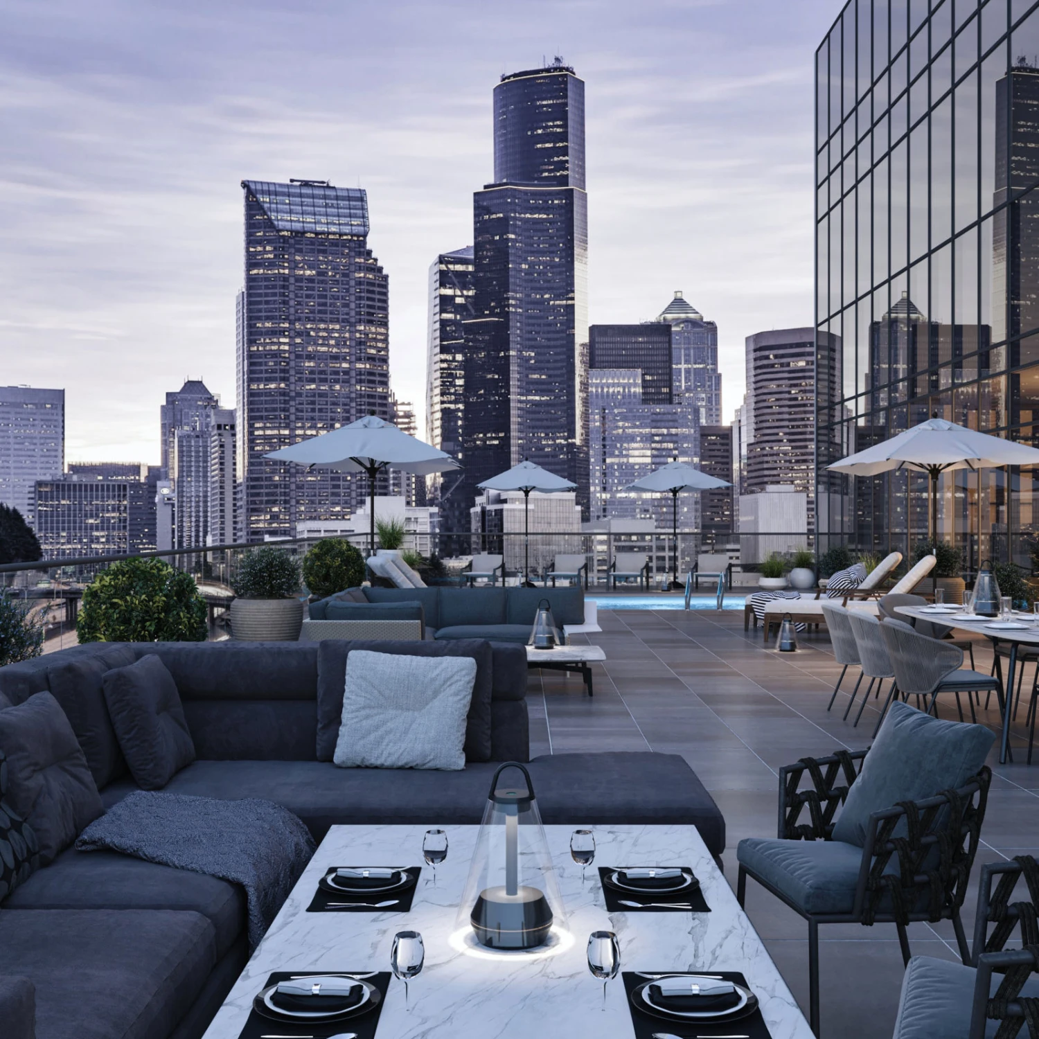 Prandina Shuttle Tischleuchte Schwarz, Glas Klar 6 Prandina Shuttle Tischleuchte Schwarz, Glas Klar – Bild 4