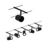 Paulmann Cup Seilsystem Basisset 5fl. Schwarz Matt -Beleuchtungs Geschäft 7602840