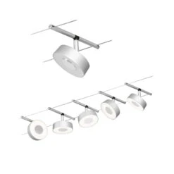 Paulmann Circle LED-Seilsystem 5fl. Chrom Matt