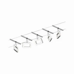 Paulmann Frame LED-Seilsystem 5fl. Chrom Matt -Beleuchtungs Geschäft 7602844 1
