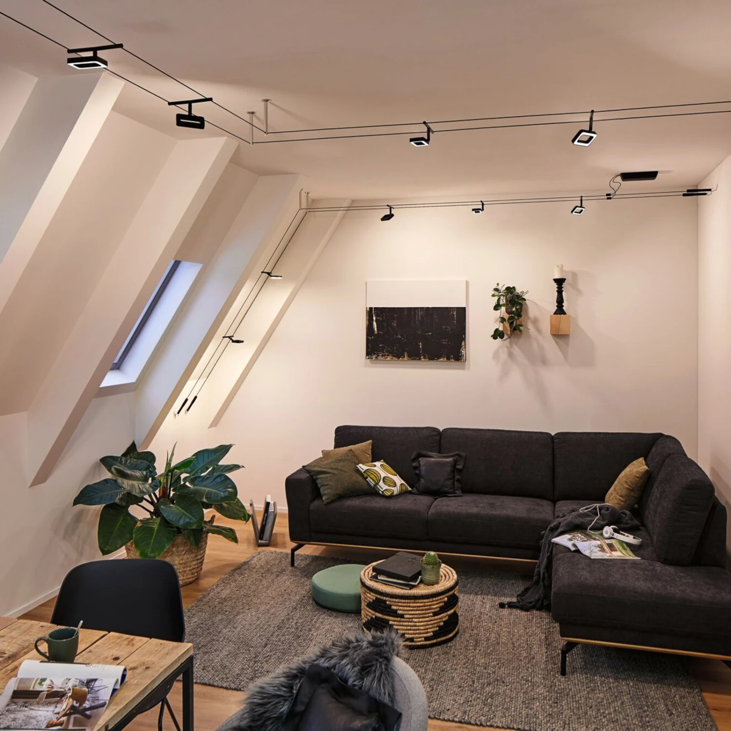 Paulmann Frame LED-Seilsystem 5fl. Schwarz Matt 11 Paulmann Frame LED-Seilsystem 5fl. Schwarz Matt – Bild 9