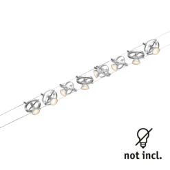 Paulmann Cardan Seilsystem Achtflammig, Chrom Matt -Beleuchtungs Geschäft 7602847 5