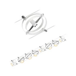 Paulmann Cardan Seilsystem Achtflammig, Weiß Matt