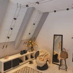 Paulmann Cardan Seilsystem Achtflammig, Schwarz M. -Beleuchtungs Geschäft 7602849 5