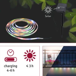 Paulmann 78897 Solar-LED-Strip 3 Meter, RGB 14 Paulmann 78897 Solar-LED-Strip 3 Meter, RGB -Beleuchtungs Geschäft 7602851 5