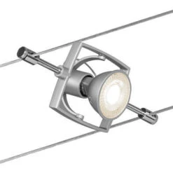 Paulmann Wire Mac II Seilsystem 7fl. Chrom -Beleuchtungs Geschäft 7602921 2