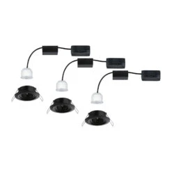 Paulmann Nova Mini Plus LED Easydim 3er Schwarz 15 Paulmann Nova Mini Plus LED Easydim 3er Schwarz -Beleuchtungs Geschäft 7603163 6