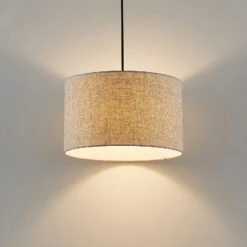 Lindby Danora Stoff-Hängeleuchte, Einflammig 15 Lindby Danora Stoff-Hängeleuchte, Einflammig -Beleuchtungs Geschäft 8032424 4