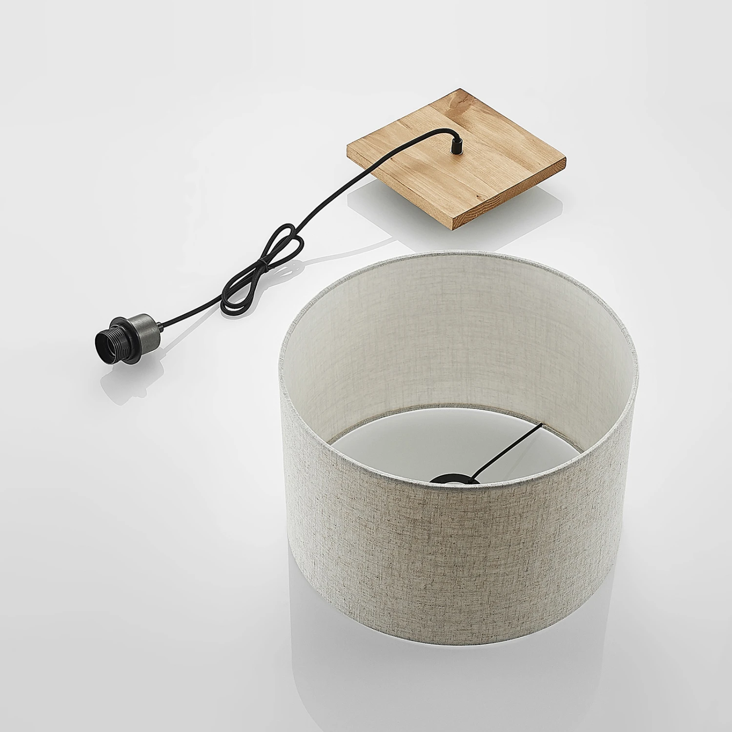 Lindby Danora Stoff-Hängeleuchte, Einflammig 10 Lindby Danora Stoff-Hängeleuchte, Einflammig – Bild 8