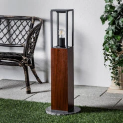 Lindby Jerik Wegeleuchte Mit Teakholz U. Glas 11 Lindby Jerik Wegeleuchte Mit Teakholz U. Glas -Beleuchtungs Geschäft 8032652 1