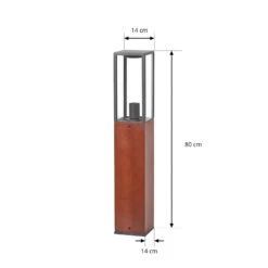 Lindby Jerik Wegeleuchte Mit Teakholz U. Glas 13 Lindby Jerik Wegeleuchte Mit Teakholz U. Glas -Beleuchtungs Geschäft 8032652 3