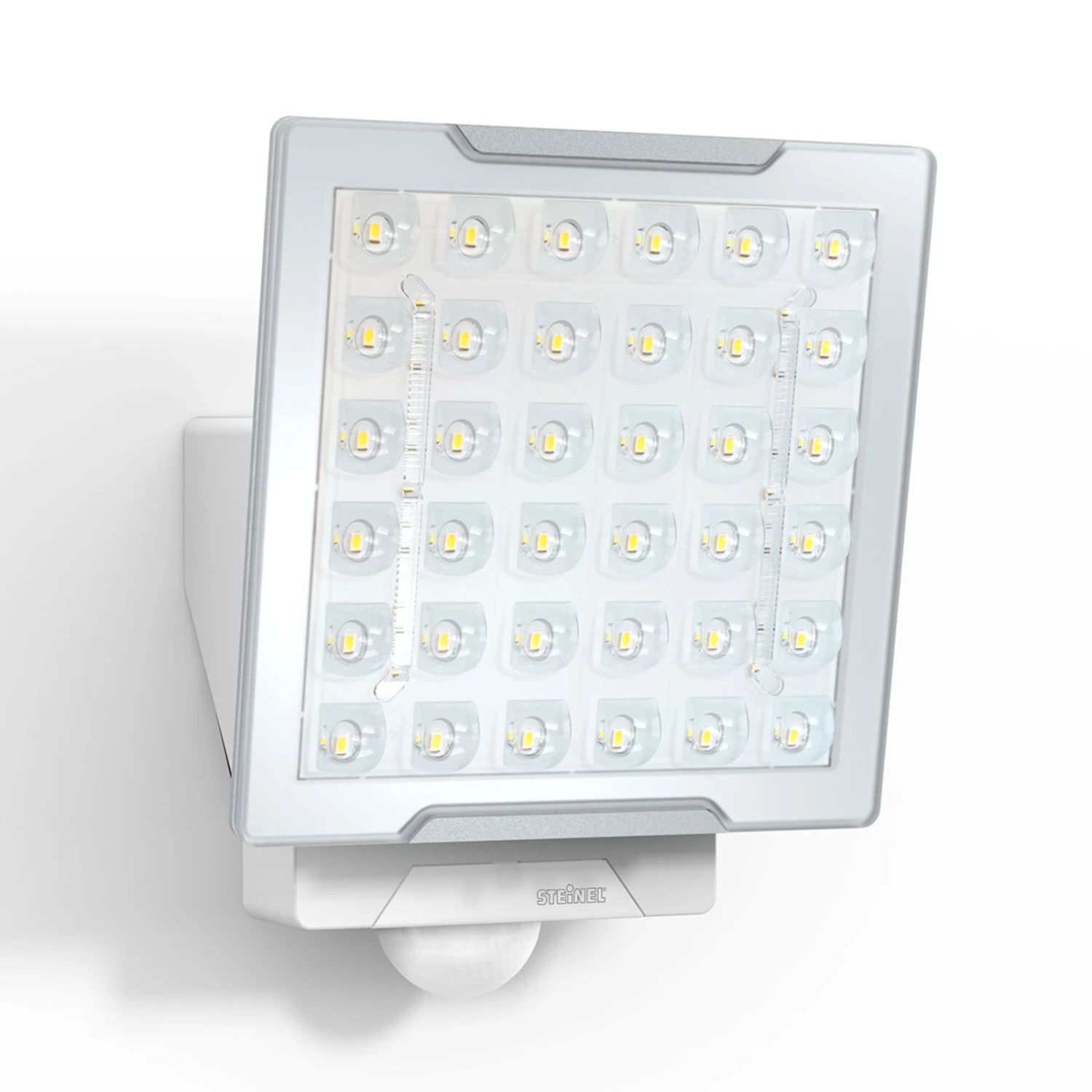 STEINEL XLED Pro Square XL S Außenstrahler, Weiß 4 STEINEL XLED Pro Square XL S Außenstrahler, Weiß – Bild 2