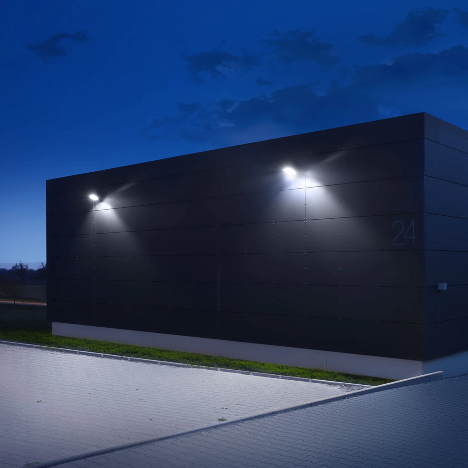 STEINEL XLED Pro Square XL S Außenstrahler, Weiß 5 STEINEL XLED Pro Square XL S Außenstrahler, Weiß – Bild 3