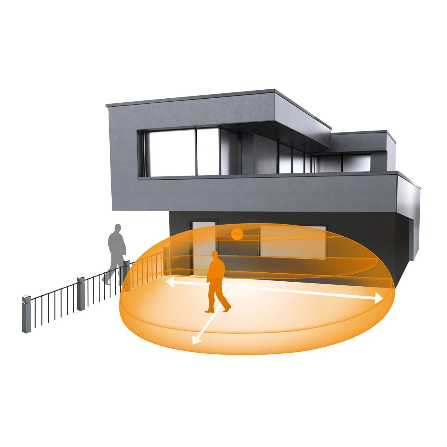 STEINEL IHF 3D COM1 Bewegungsmelder, Schwarz 5 STEINEL IHF 3D COM1 Bewegungsmelder, Schwarz – Bild 3