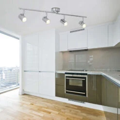 LED-Deckenstrahler Rollo, Vierflammig, Chrom -Beleuchtungs Geschäft 8573054 1