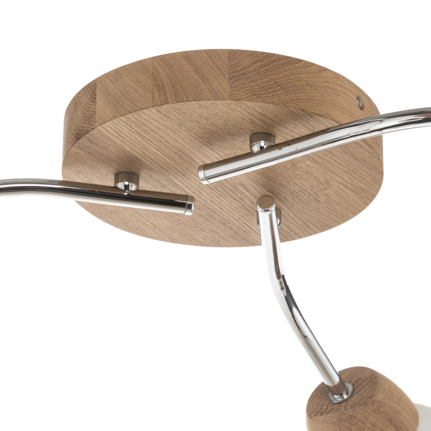 Dreiflammige Deckenleuchte Santa Mit Eichenholz 7 Dreiflammige Deckenleuchte Santa Mit Eichenholz – Bild 5