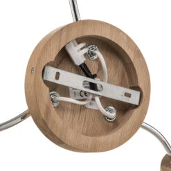 Dreiflammige Deckenleuchte Santa Mit Eichenholz 17 Dreiflammige Deckenleuchte Santa Mit Eichenholz -Beleuchtungs Geschäft 8574404 7