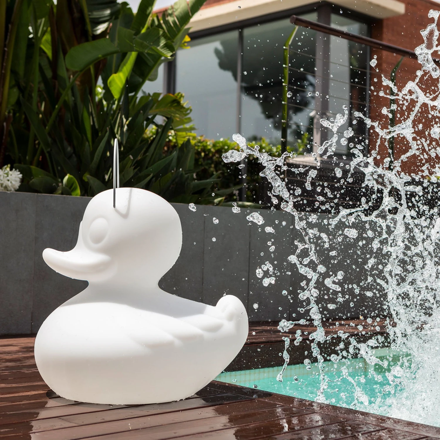 LED-Designleuchte DUCK-DUCK XL Für Außen In Weiß 7 LED-Designleuchte DUCK-DUCK XL Für Außen In Weiß – Bild 5