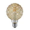 LED-Globelampe E27 4W 2.700K Struktur Amber 2 LED-Globelampe E27 4W 2.700K Struktur Amber -Beleuchtungs Geschäft 9005654