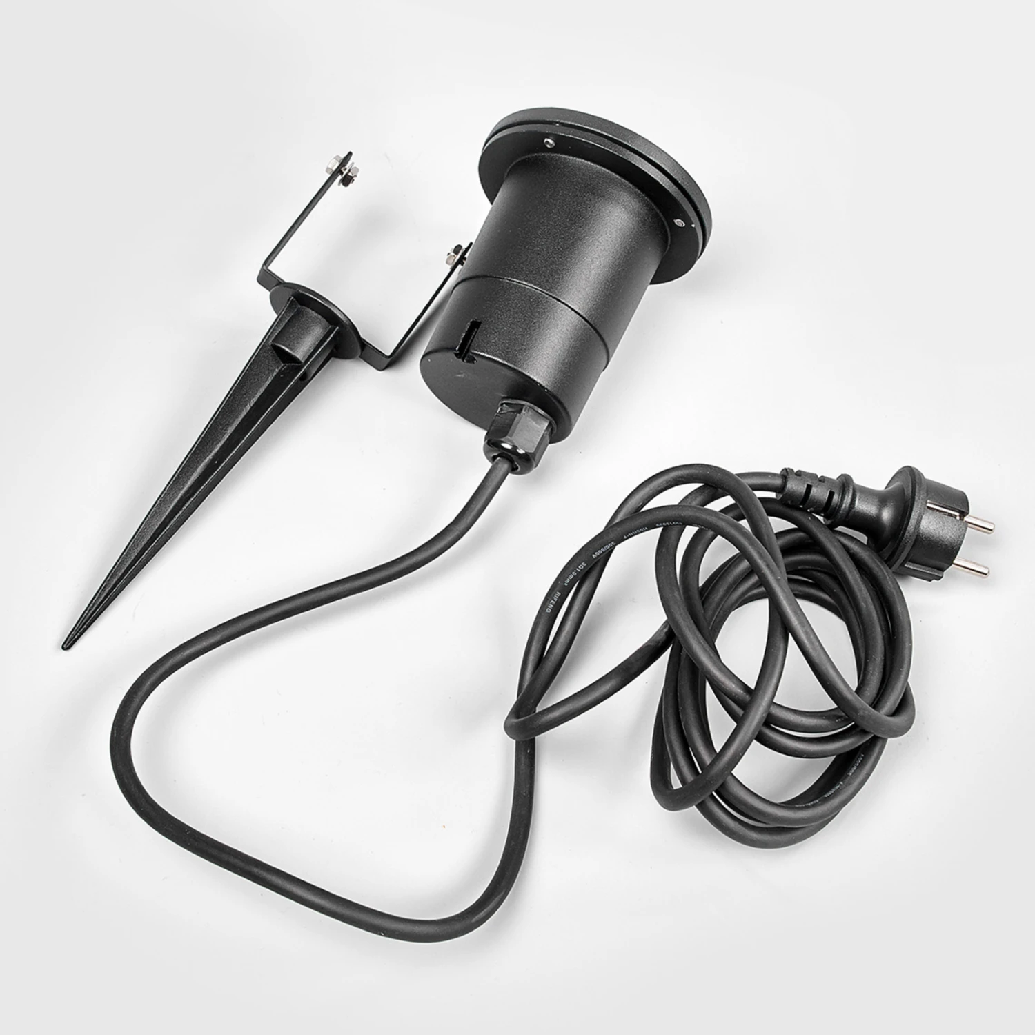 Schwarzer Außenstrahler Tessa Mit Erdspieß 9 Schwarzer Außenstrahler Tessa Mit Erdspieß – Bild 7