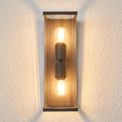 Lucande Gläserne Außenwandlampe Annalea 13 Lucande Gläserne Außenwandlampe Annalea -Beleuchtungs Geschäft 9616110 2