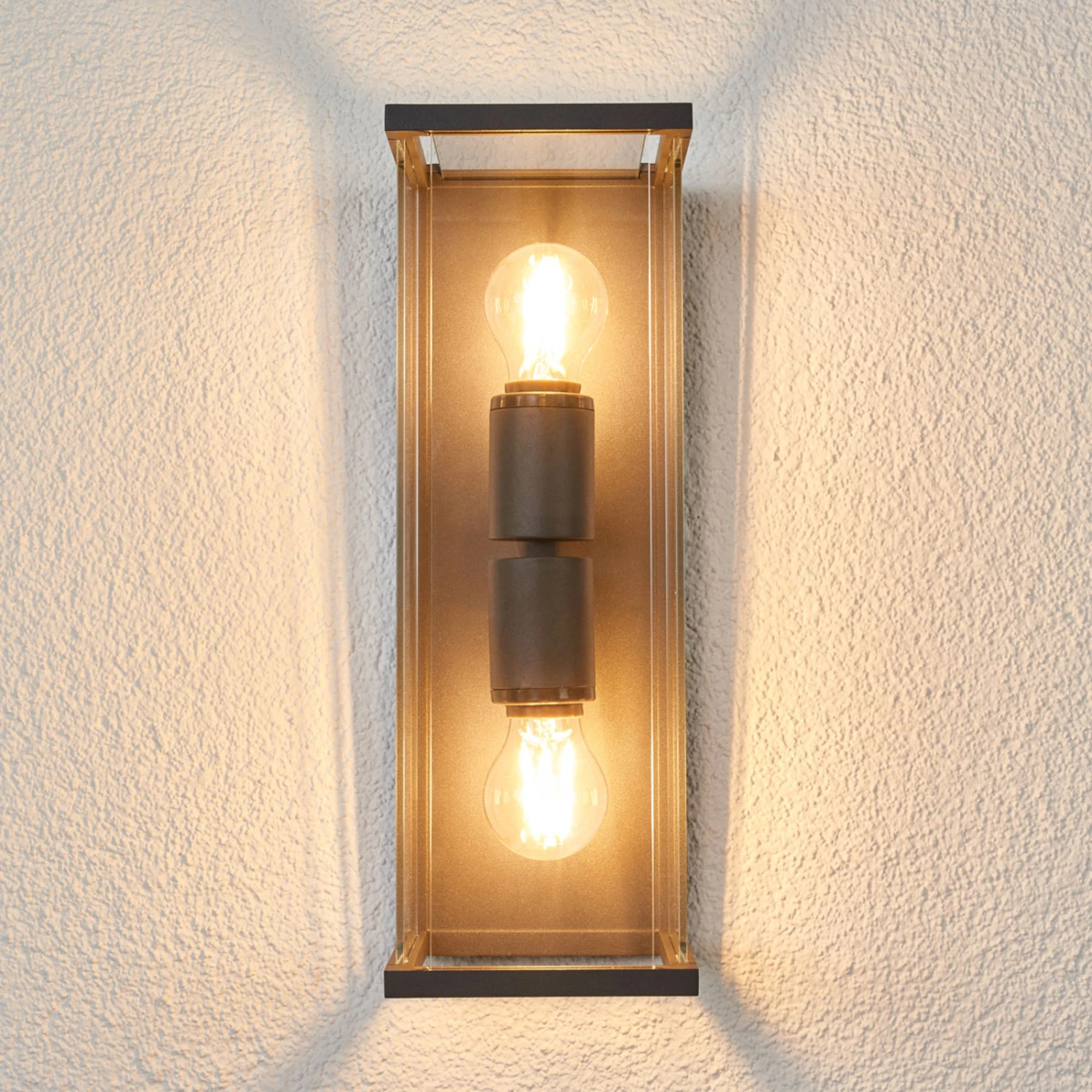 Lucande Gläserne Außenwandlampe Annalea 5 Lucande Gläserne Außenwandlampe Annalea – Bild 3