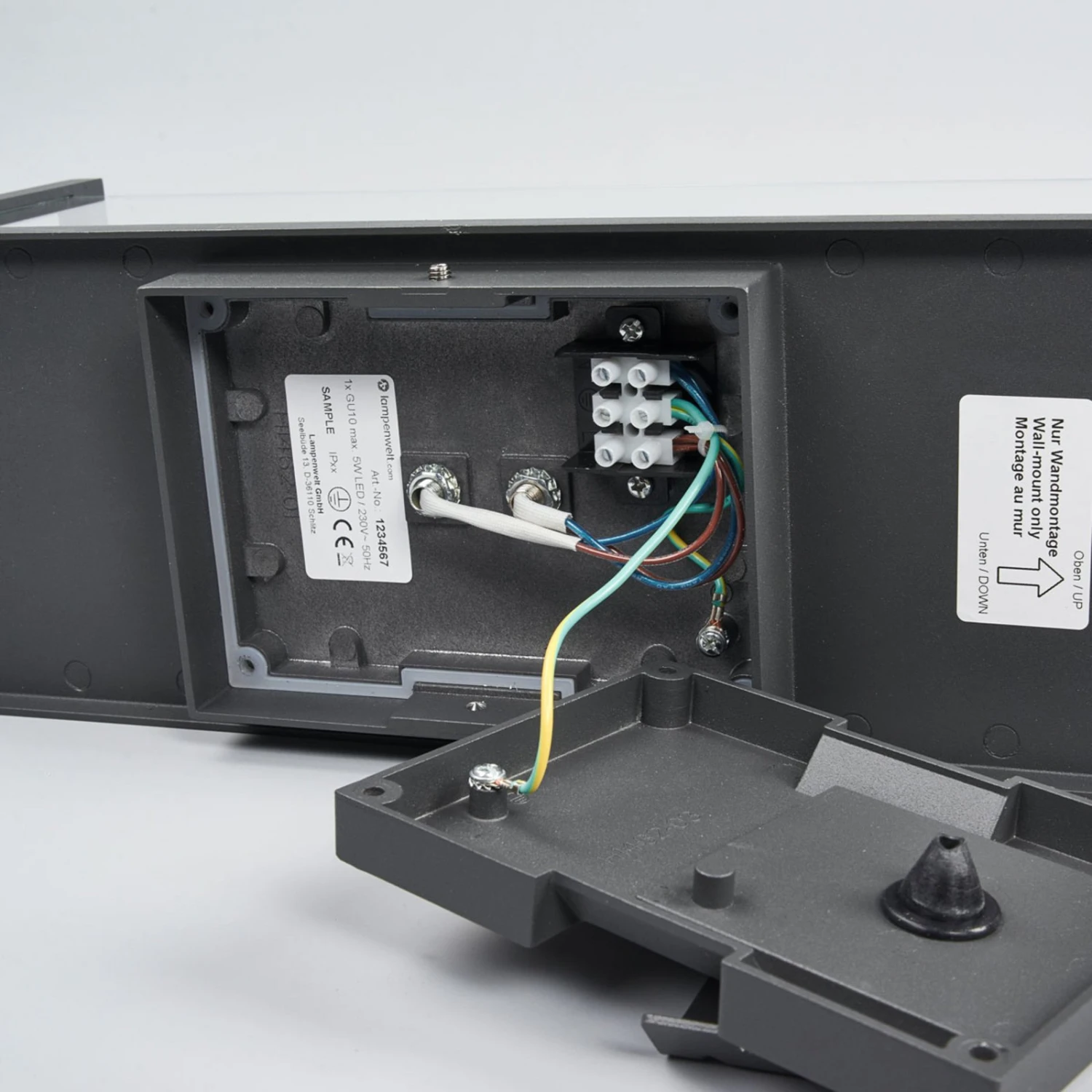 Lucande Gläserne Außenwandlampe Annalea 9 Lucande Gläserne Außenwandlampe Annalea – Bild 7