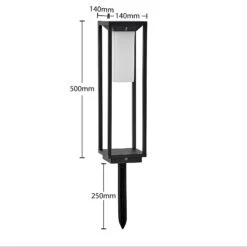 Lucande Eliel LED-Solarsockelleuchte, 50 Cm -Beleuchtungs Geschäft 9616176 3