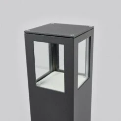 Lucande Eckige LED-Wegeleuchte Nicola, IP54 -Beleuchtungs Geschäft 9618009 6