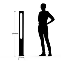 Lucande Dovino LED-Mastleuchte, 150 Cm -Beleuchtungs Geschäft 9618145 7