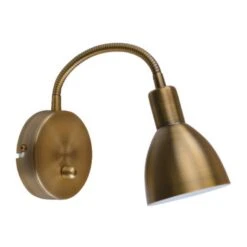 Lindby Amrei Wandlampe, Dimmbar, Altmessing -Beleuchtungs Geschäft 9620260 2