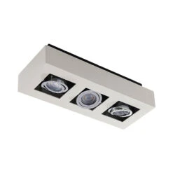 3-flammige Deckenlampe Vince In Weiß -Beleuchtungs Geschäft 9620458 2