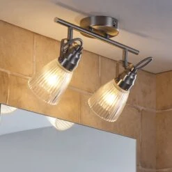 Bad-Wandleuchte Kara Mit 2-flg., IP44 14 Bad-Wandleuchte Kara Mit 2-flg., IP44 -Beleuchtungs Geschäft 9620682 3