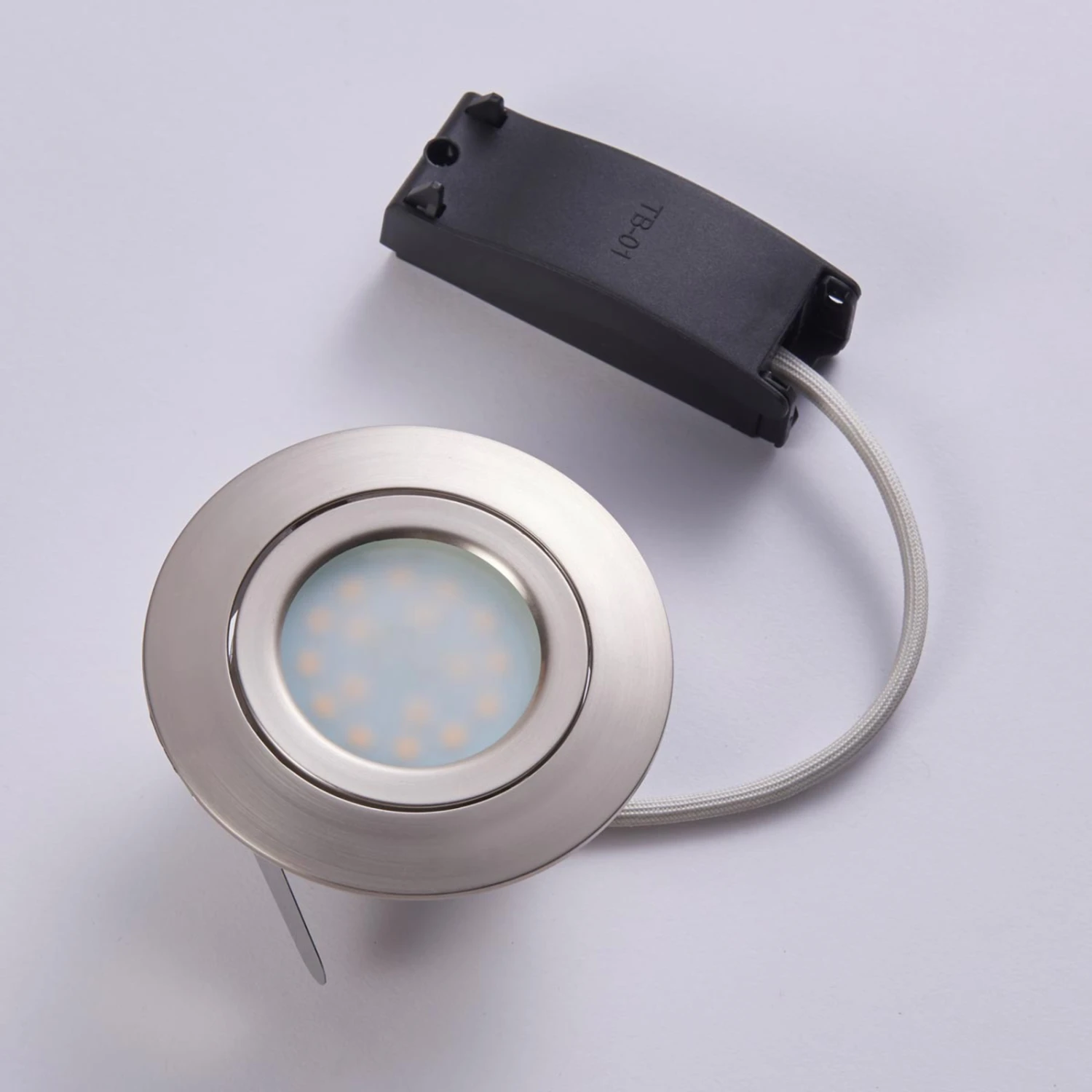 LED-Einbaustrahler Andrej, Rund, Nickel 6 LED-Einbaustrahler Andrej, Rund, Nickel – Bild 4