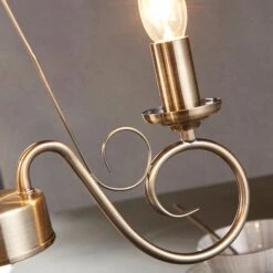 Kronleuchter Marnia, Altmessing, 3-flammig -Beleuchtungs Geschäft 9621014 5