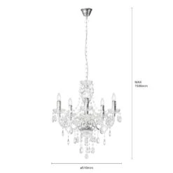 5-flammiger Kronleuchter Merida 17 5-flammiger Kronleuchter Merida -Beleuchtungs Geschäft 9621171 6