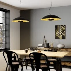 Indirekt Leuchtende Pendelleuchte Emilienne -Beleuchtungs Geschäft 9621480 1