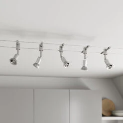 Seilsystem Rope Mit Strahlern, Fünfflammig -Beleuchtungs Geschäft 9624127 2