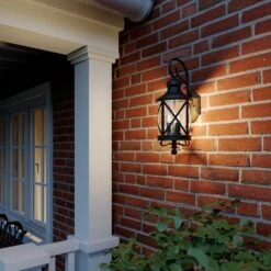 Lucande Marcellino Außenwandleuchte, Rostfarben -Beleuchtungs Geschäft 9624719 1