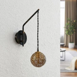 Lucande Zale Wandleuchte, Einflammig, Orientalisch -Beleuchtungs Geschäft 9626381 2