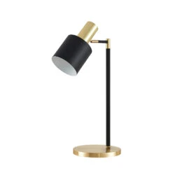 Lindby Braska Tischleuchte, Schwarz, Messing -Beleuchtungs Geschäft 9626507 5